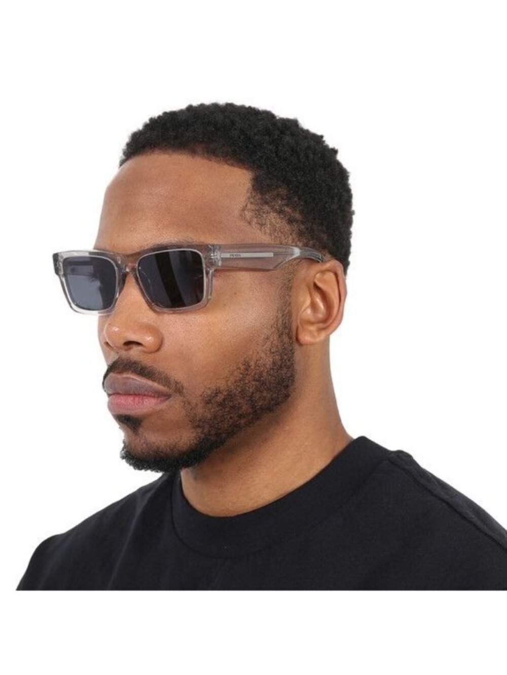 NEW PRADA SUNGLASSES PR25ZS U430A9 SQUARE GRAY/BLUE MEN EYEWEAR PR 25ZS, SPR 25Z